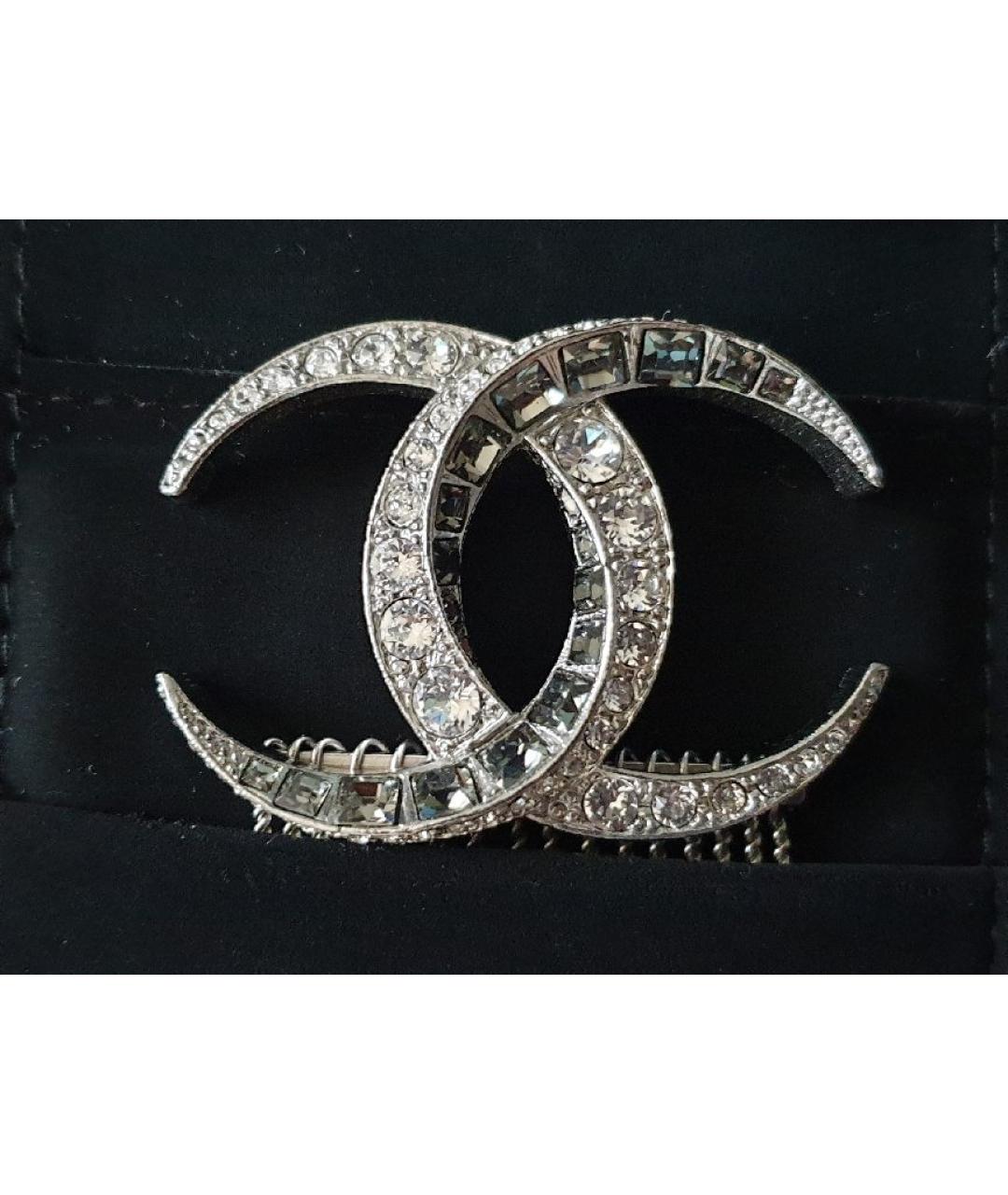 CHANEL Серебряная заколка, фото 6