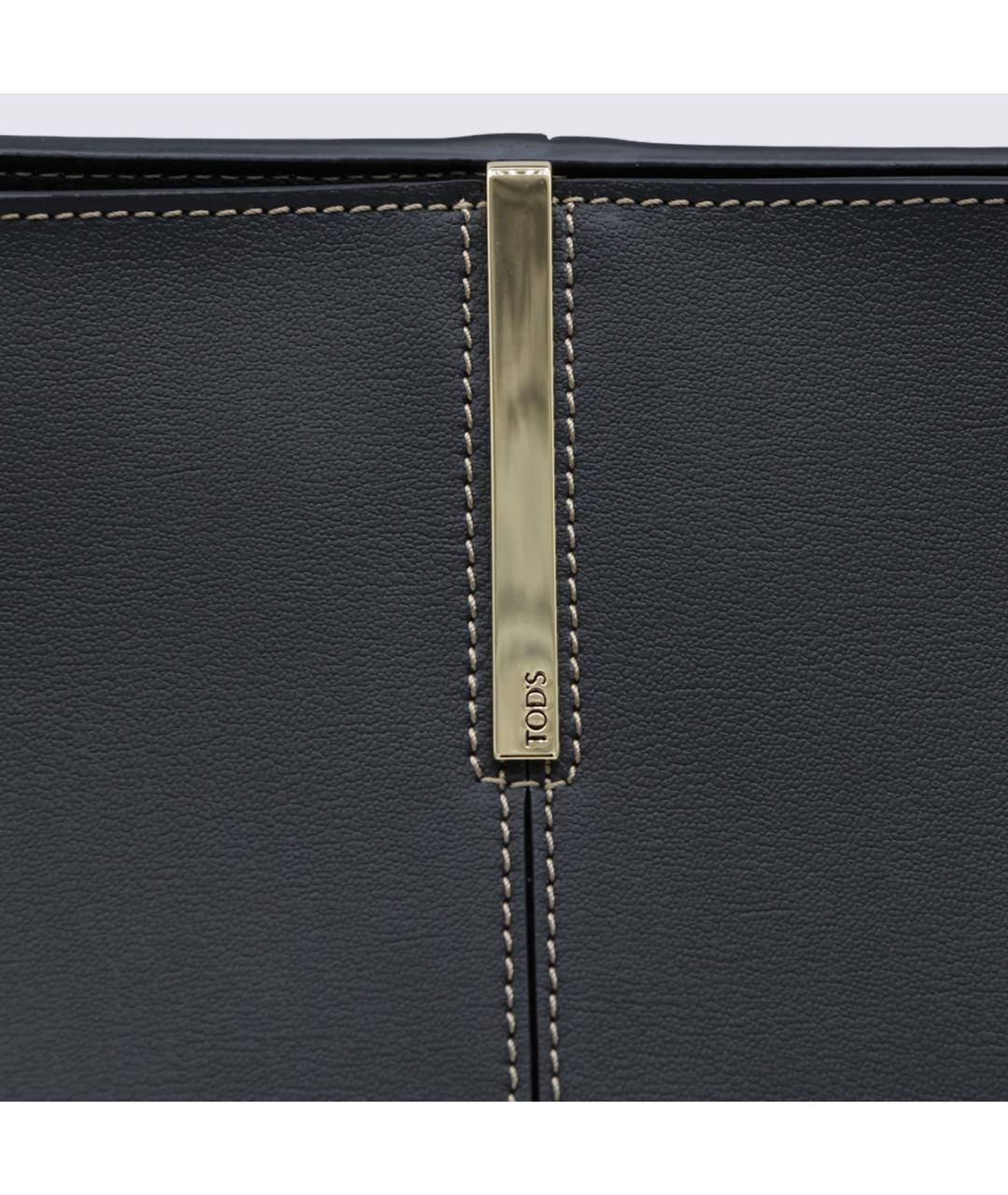 TOD'S Черная сумка тоут, фото 4