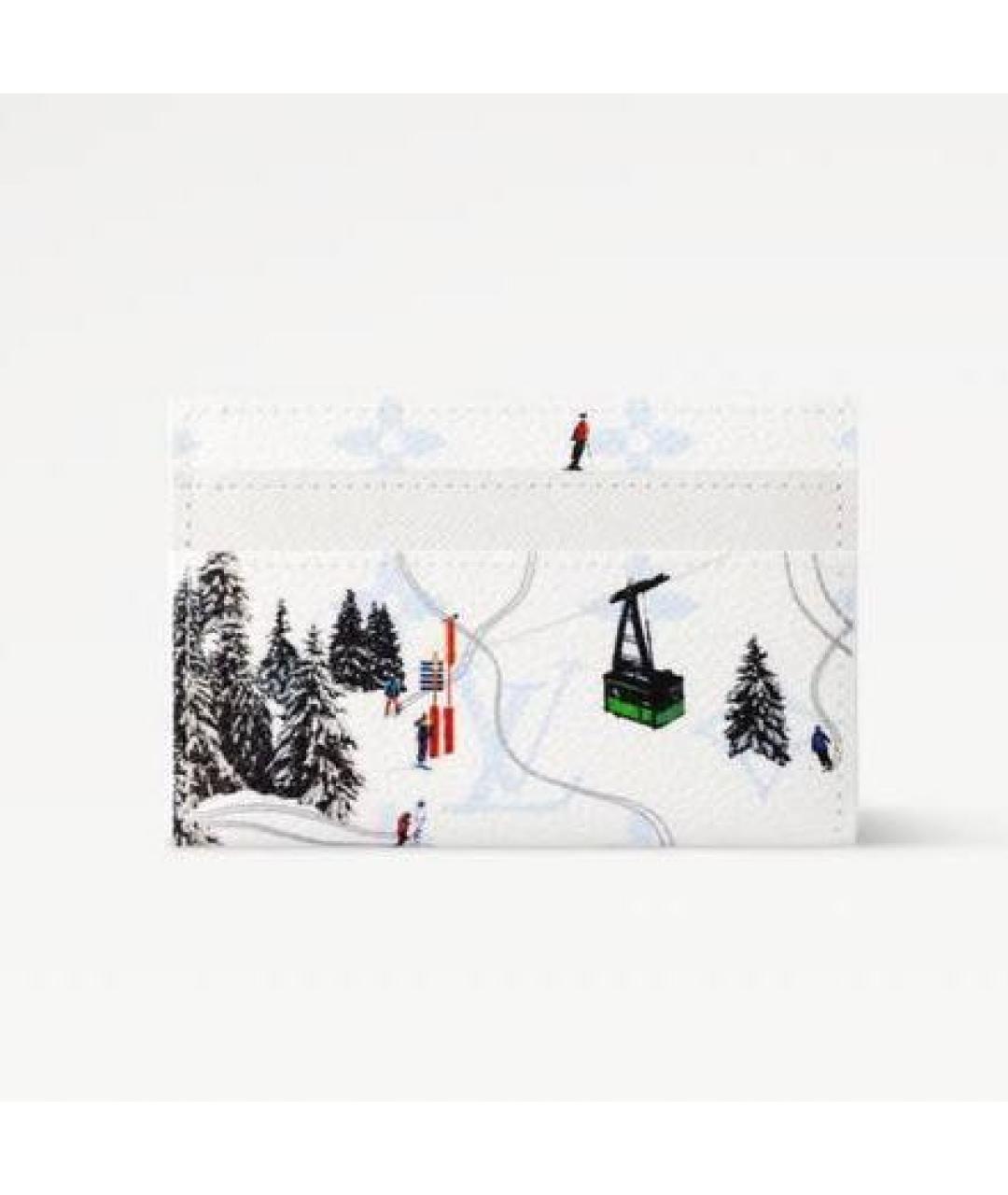 LOUIS VUITTON Белый кардхолдер, фото 4