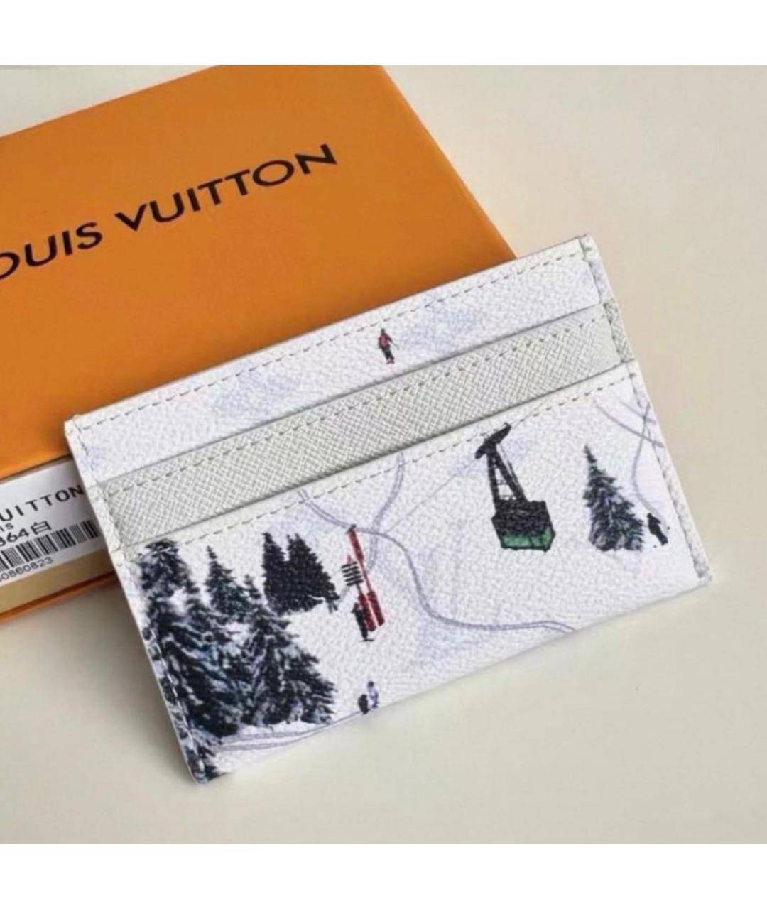 LOUIS VUITTON Белый кардхолдер, фото 2