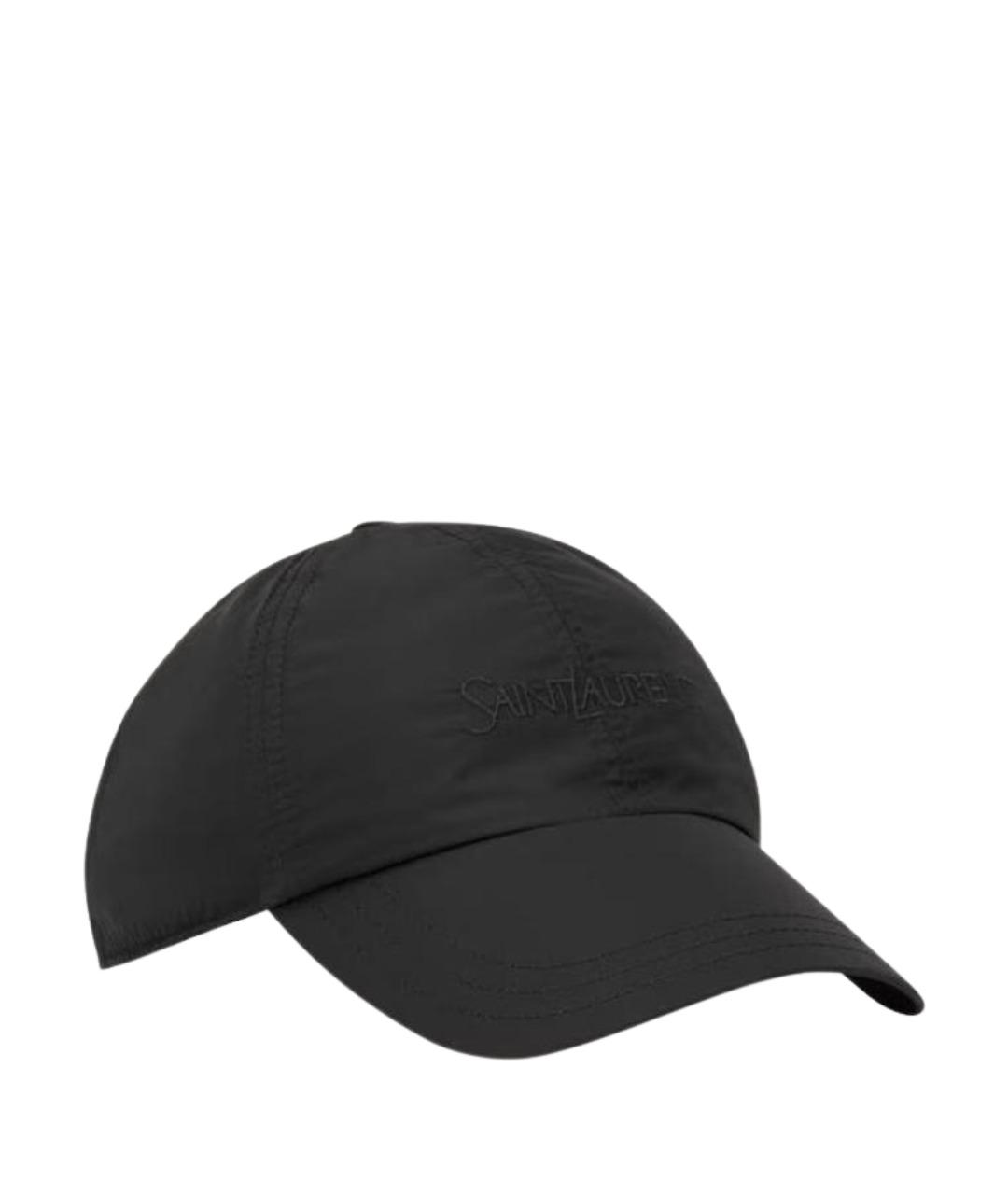 SAINT LAURENT Черная кепка, фото 1