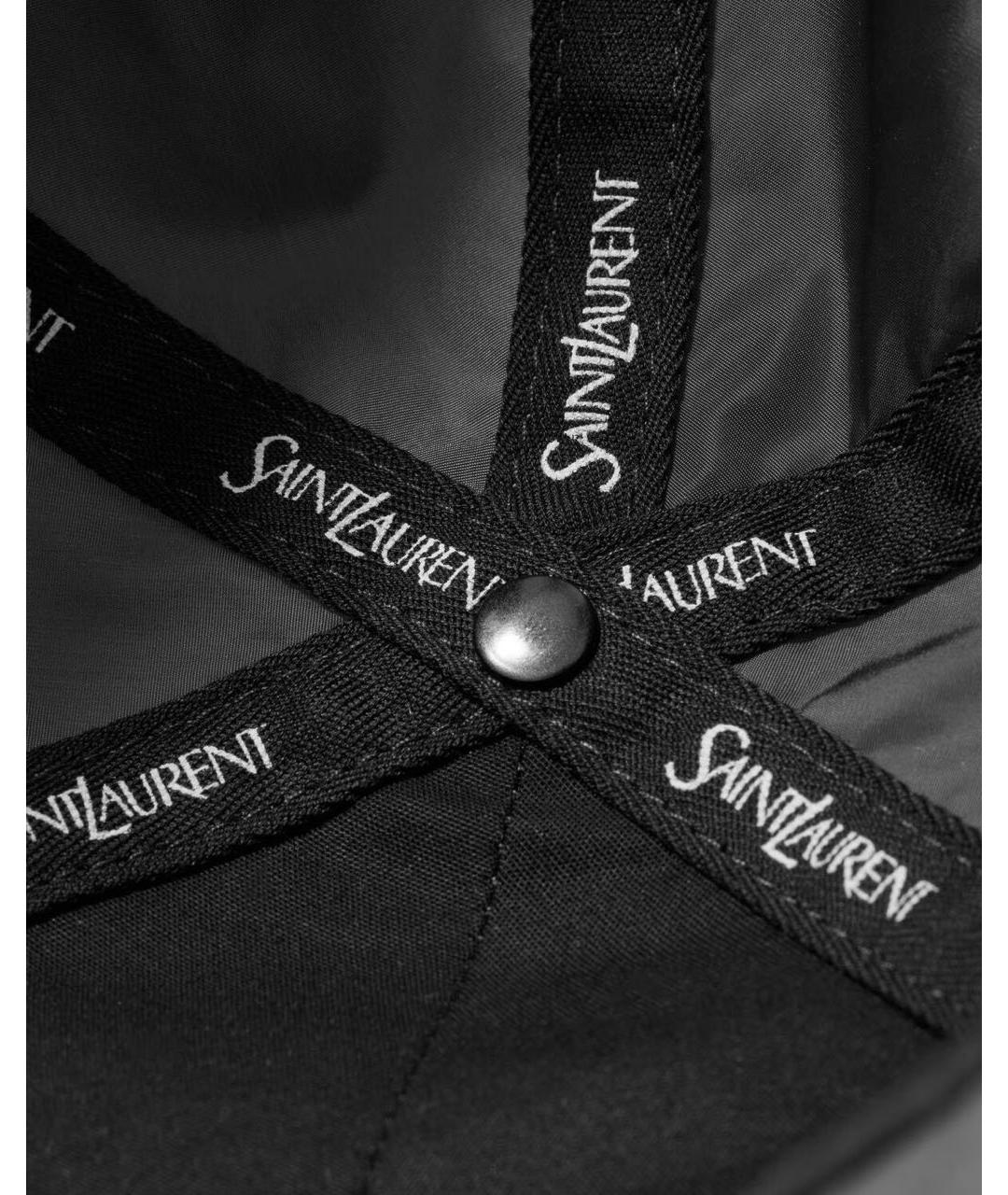 SAINT LAURENT Черная кепка, фото 5