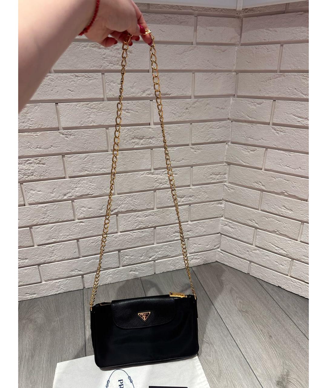 PRADA Черная сумка через плечо, фото 6