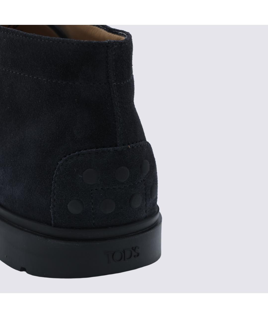TOD'S Замшевые низкие ботинки, фото 4