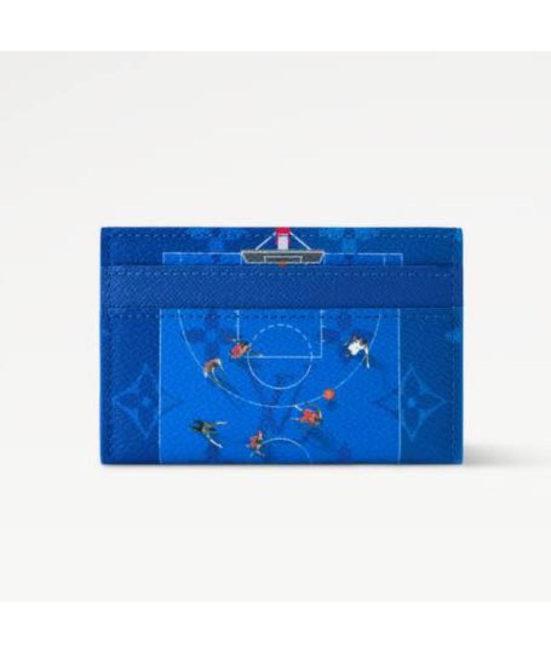 LOUIS VUITTON Синий кардхолдер, фото 3