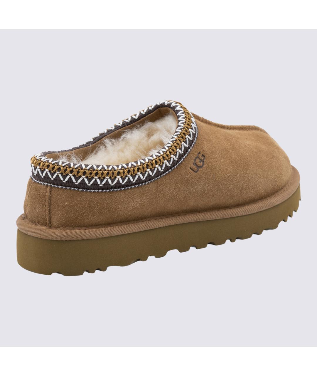 UGG Бежевые замшевые ботинки, фото 3