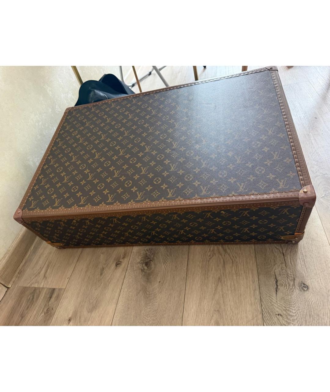 LOUIS VUITTON Коричневый чемодан, фото 3