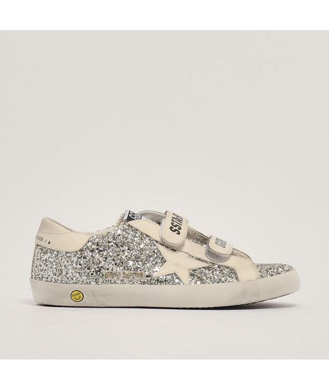 GOLDEN GOOSE Серебряные кеды, фото 9