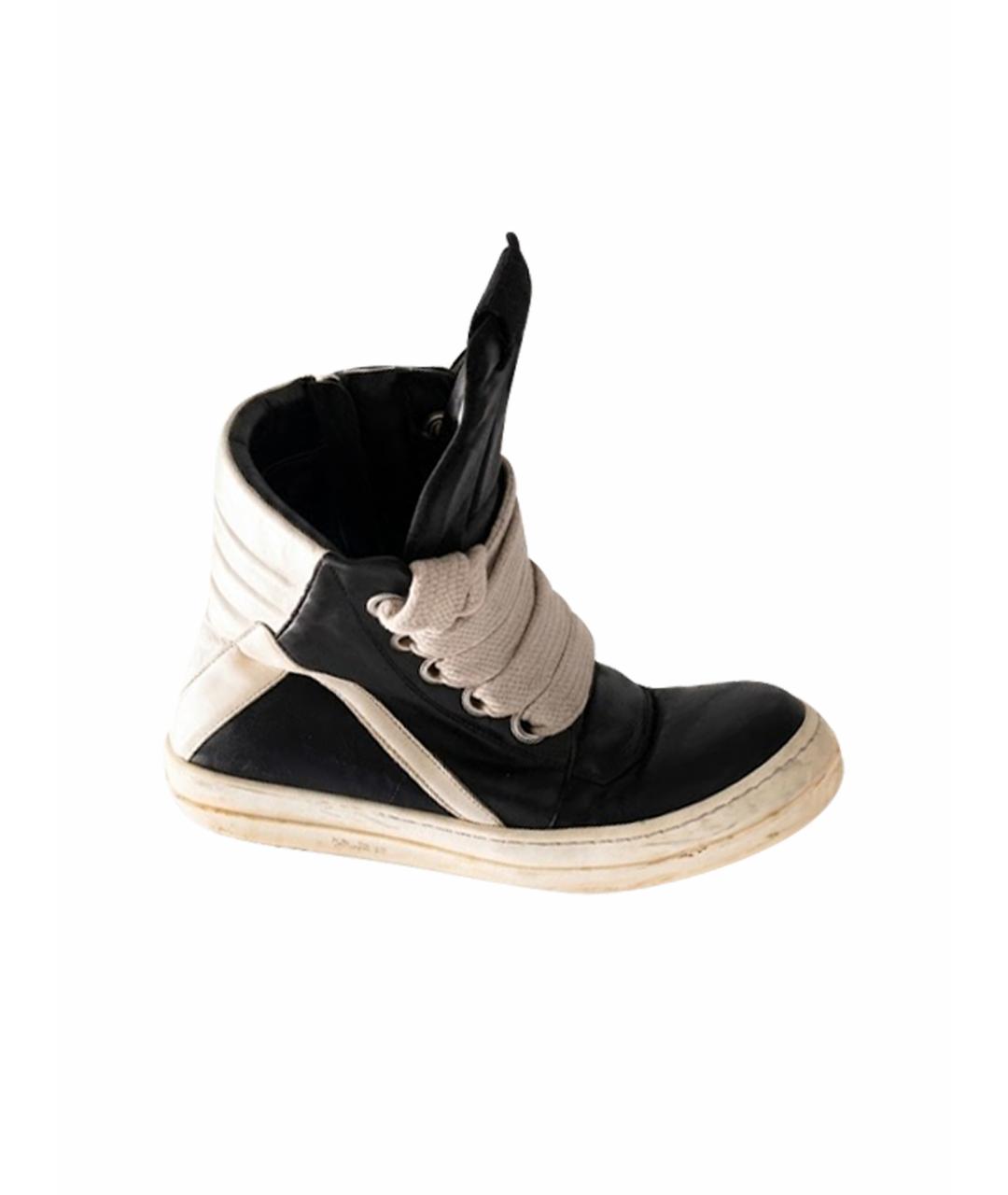 RICK OWENS Черные кроссовки, фото 1