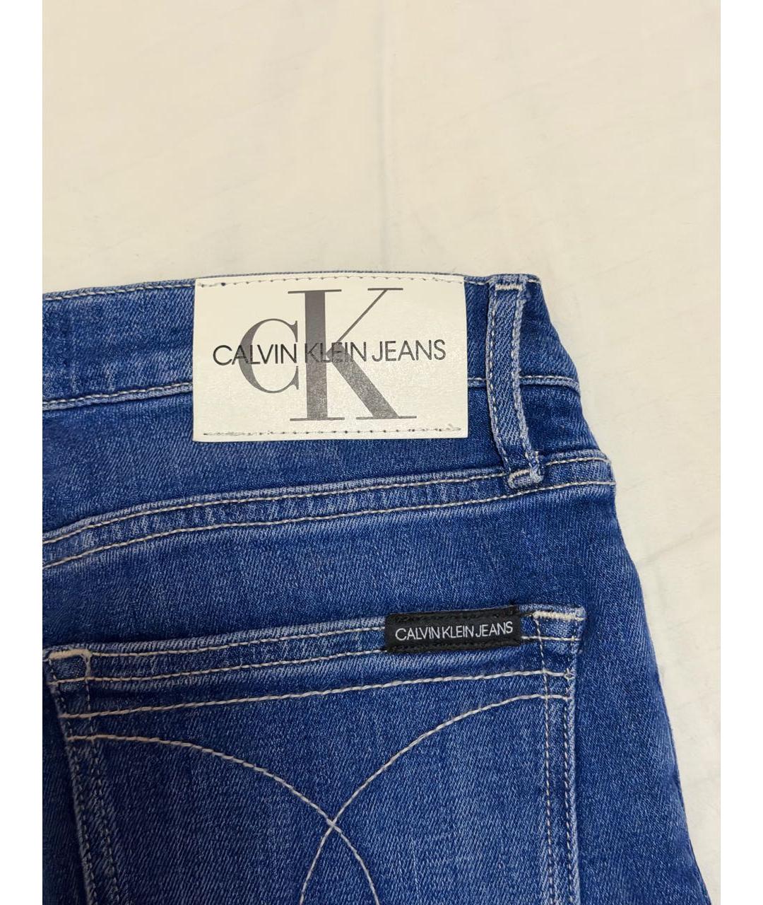 CALVIN KLEIN Темно-синие деним детские джинсы, фото 4