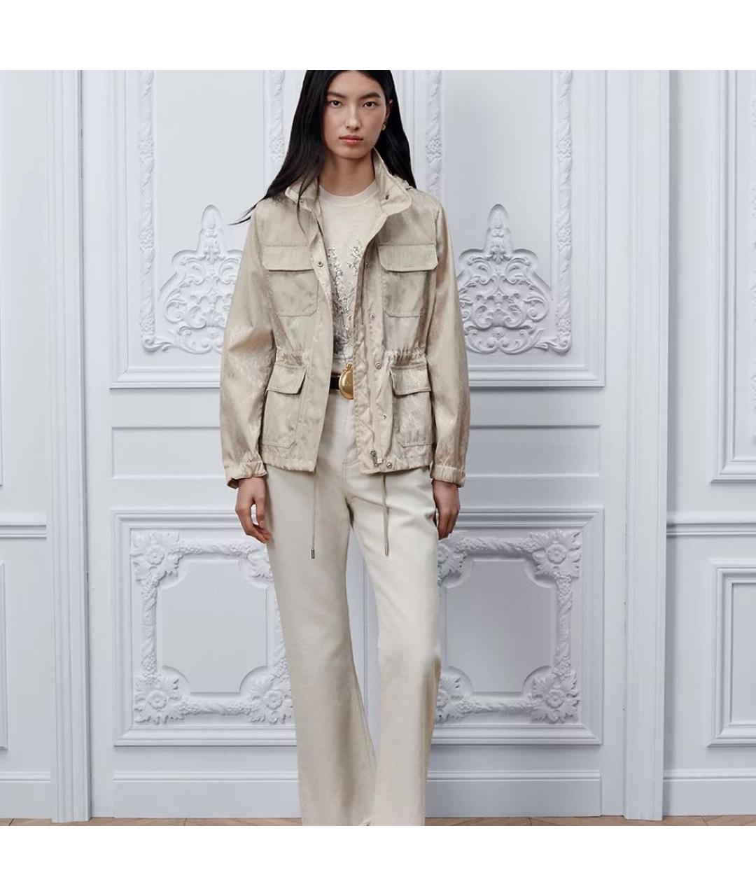 CHRISTIAN DIOR Бежевая куртка, фото 2