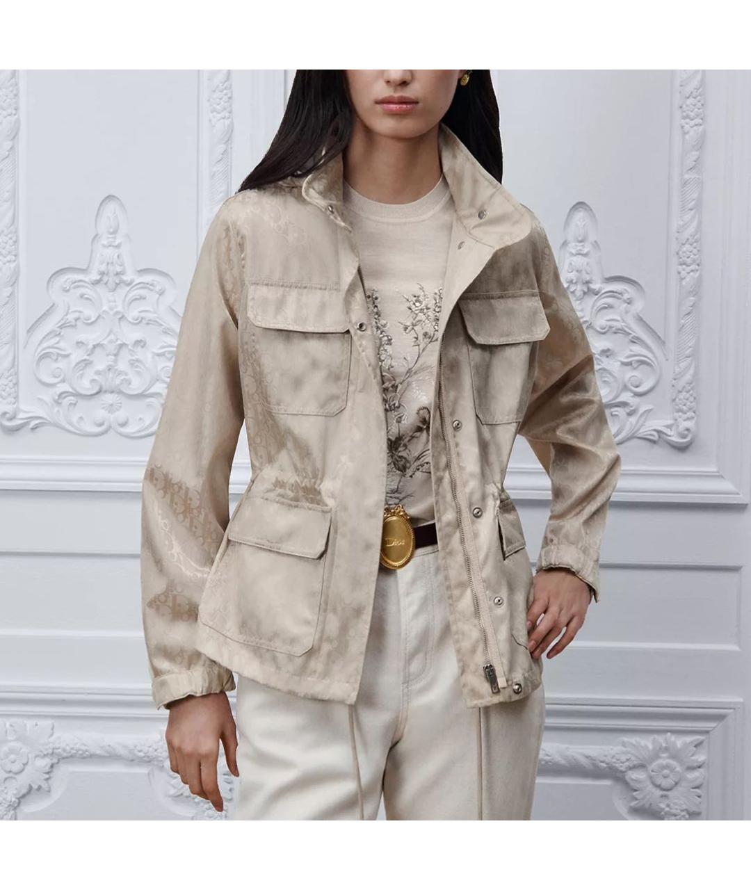 CHRISTIAN DIOR Бежевая куртка, фото 4