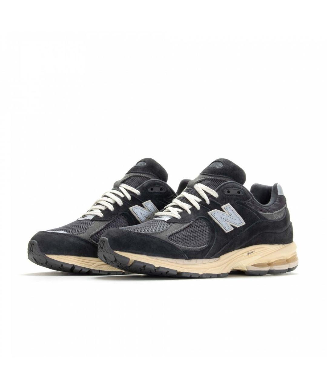 NEW BALANCE Черные замшевые низкие кроссовки / кеды, фото 3