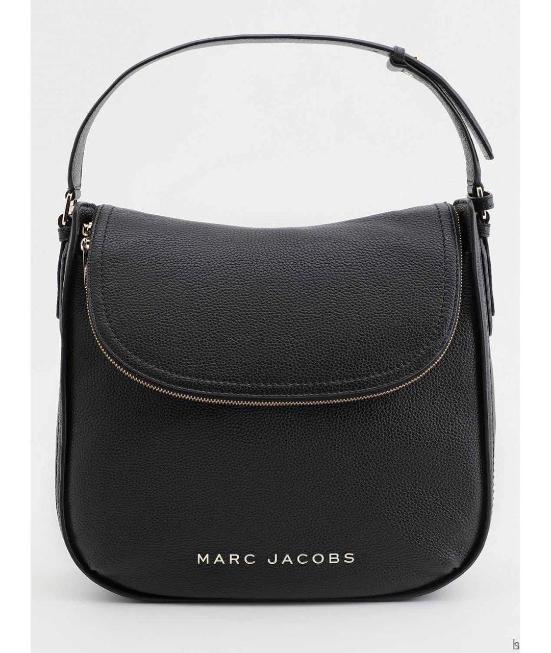 MARC JACOBS Черная кожаная сумка с короткими ручками, фото 7