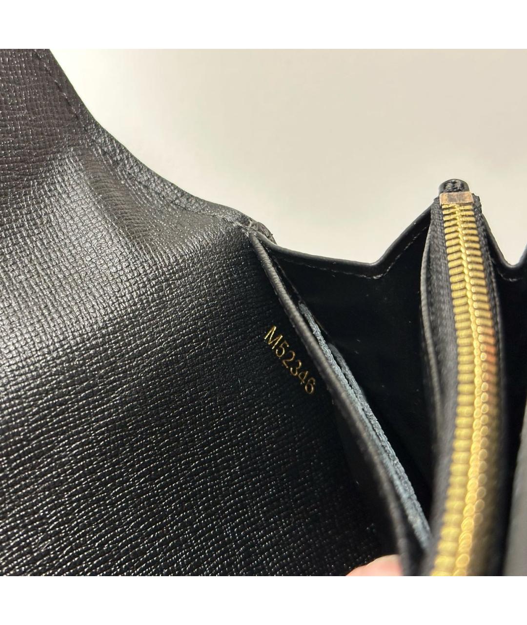 LOUIS VUITTON Черный кошелек из лакированной кожи, фото 5