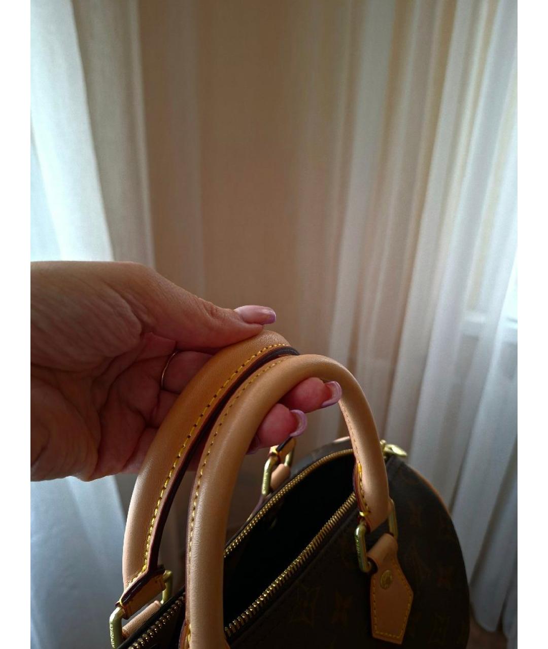 LOUIS VUITTON Коричневая сумка с короткими ручками, фото 2