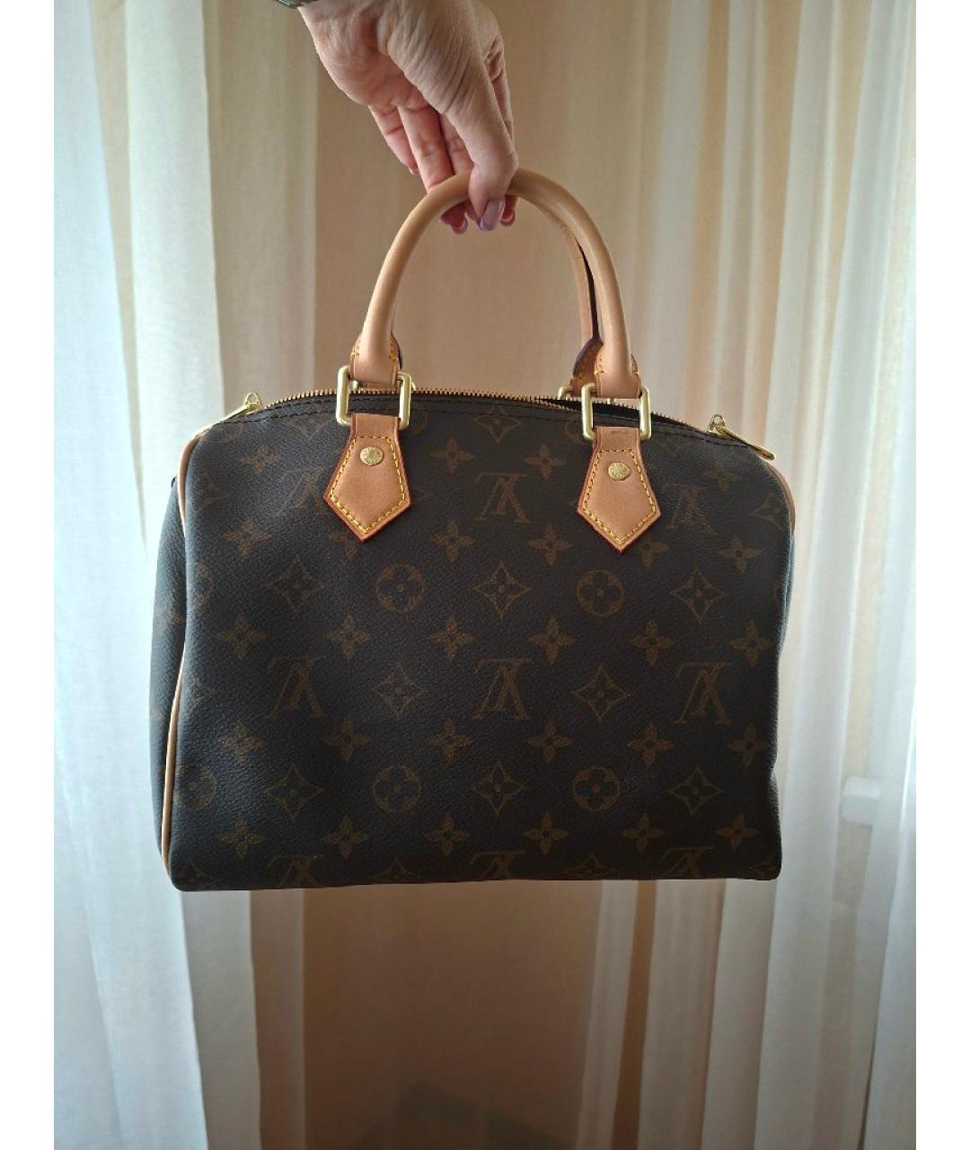 LOUIS VUITTON Коричневая сумка с короткими ручками, фото 3