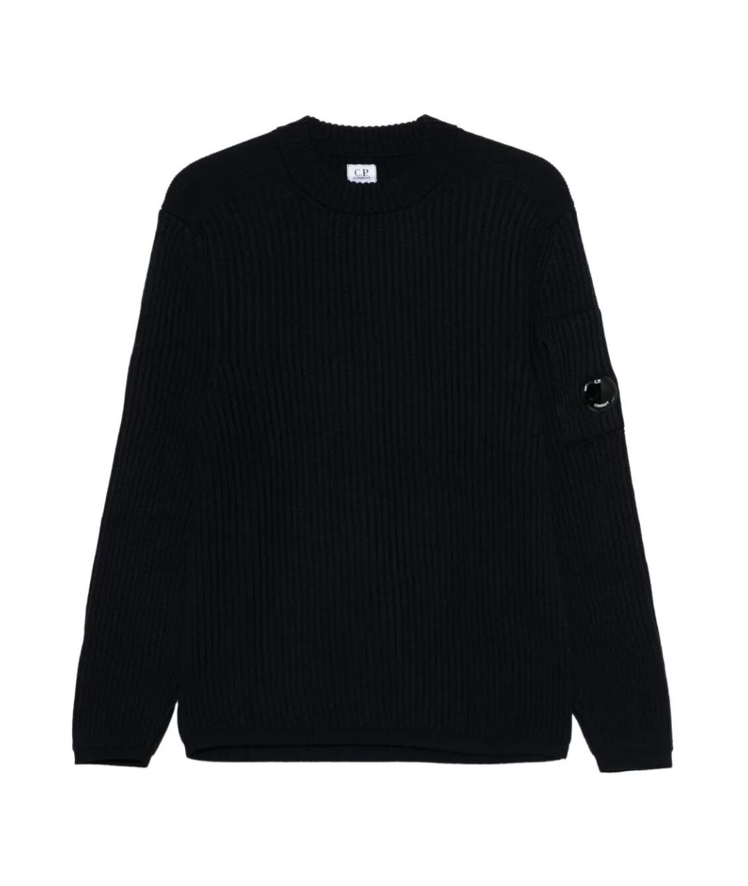 CP COMPANY Черный шерстяной джемпер / свитер, фото 3