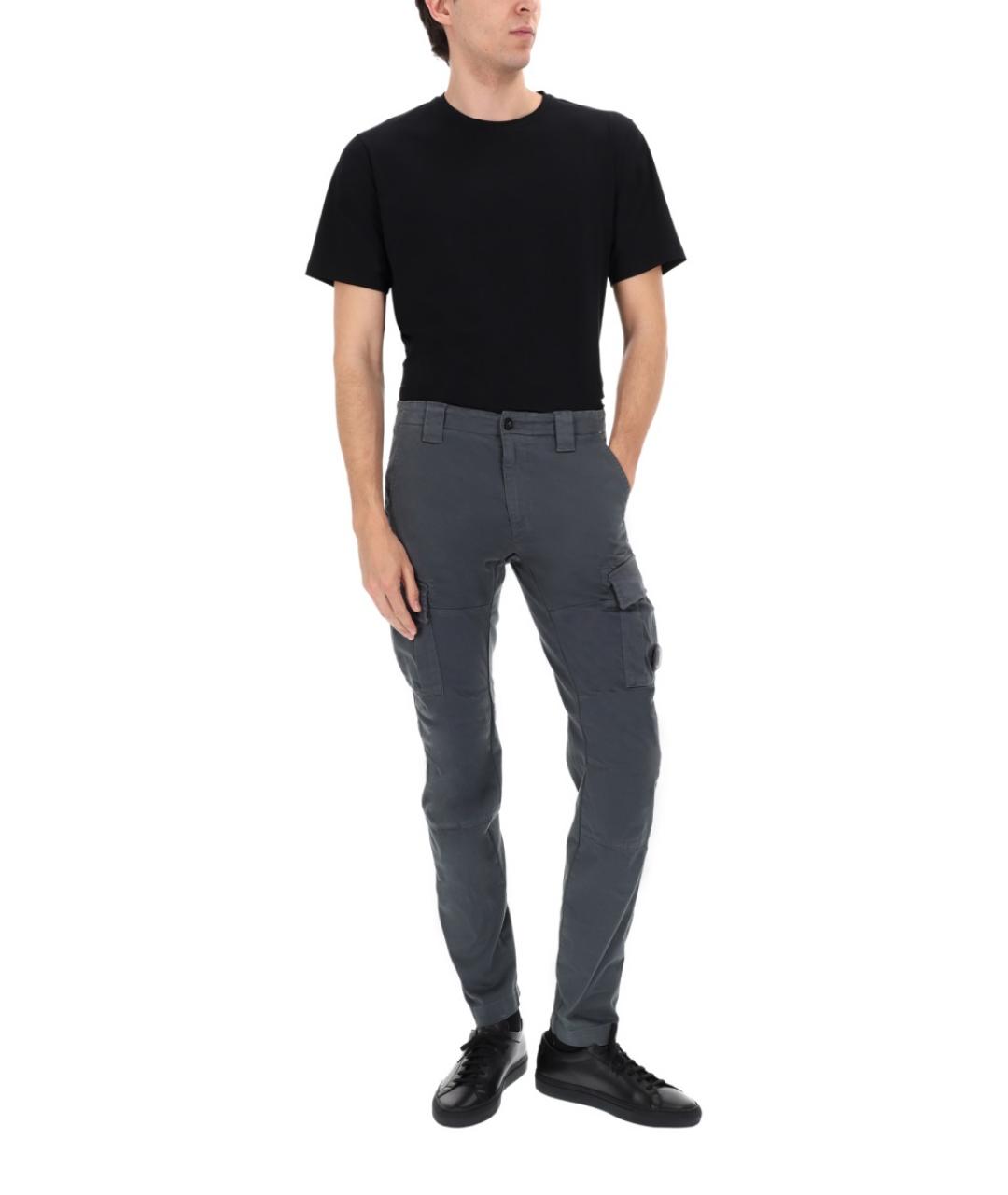 CP COMPANY Серые повседневные брюки, фото 3