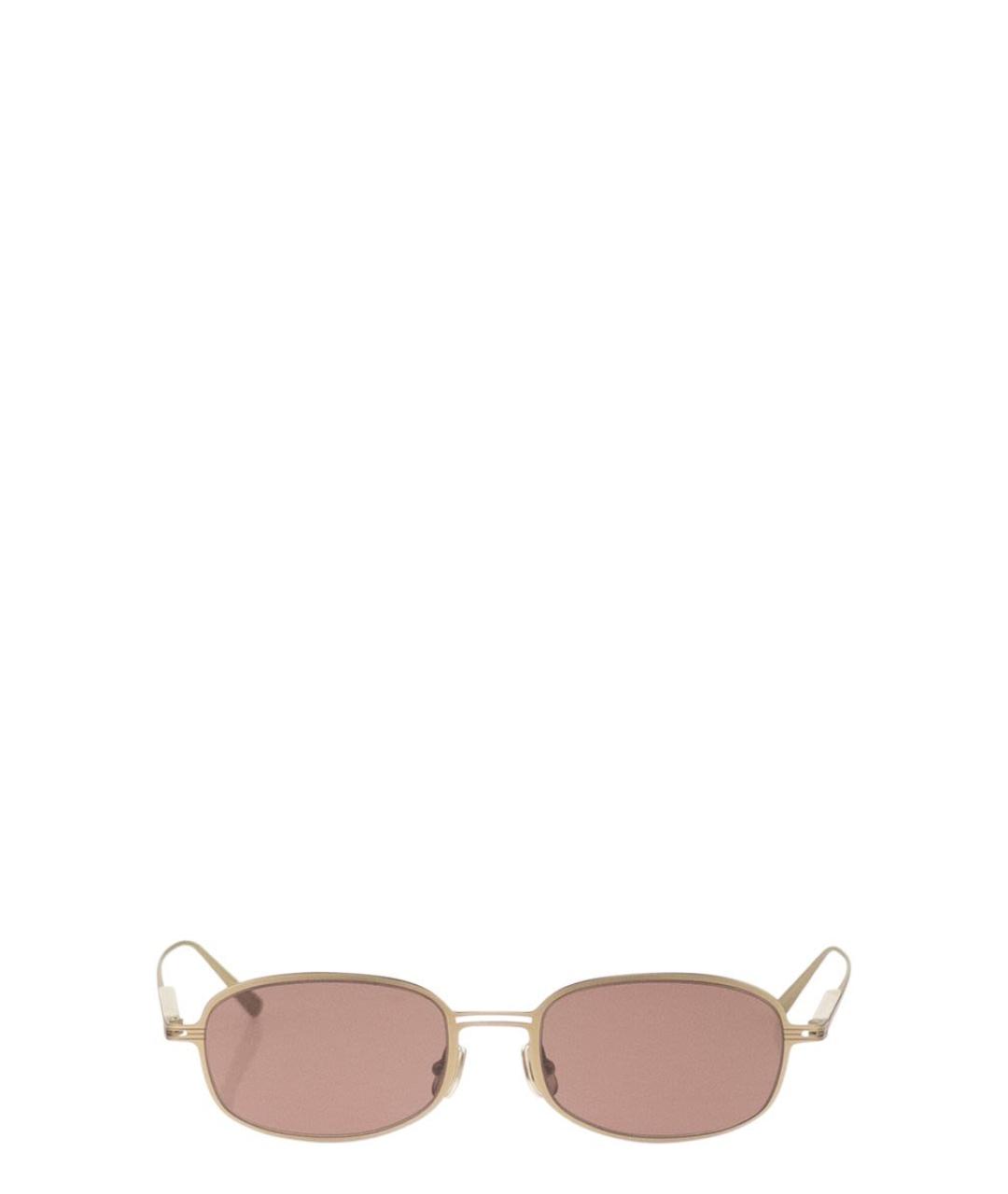 BRUNELLO CUCINELLI Розовые металлические солнцезащитные очки, фото 1