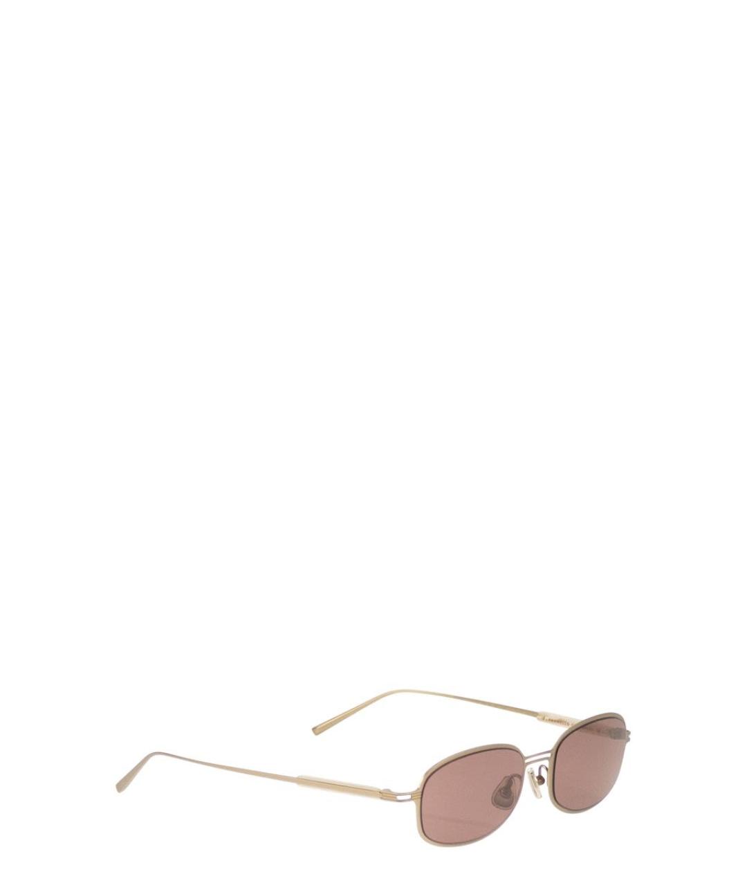 BRUNELLO CUCINELLI Розовые металлические солнцезащитные очки, фото 2