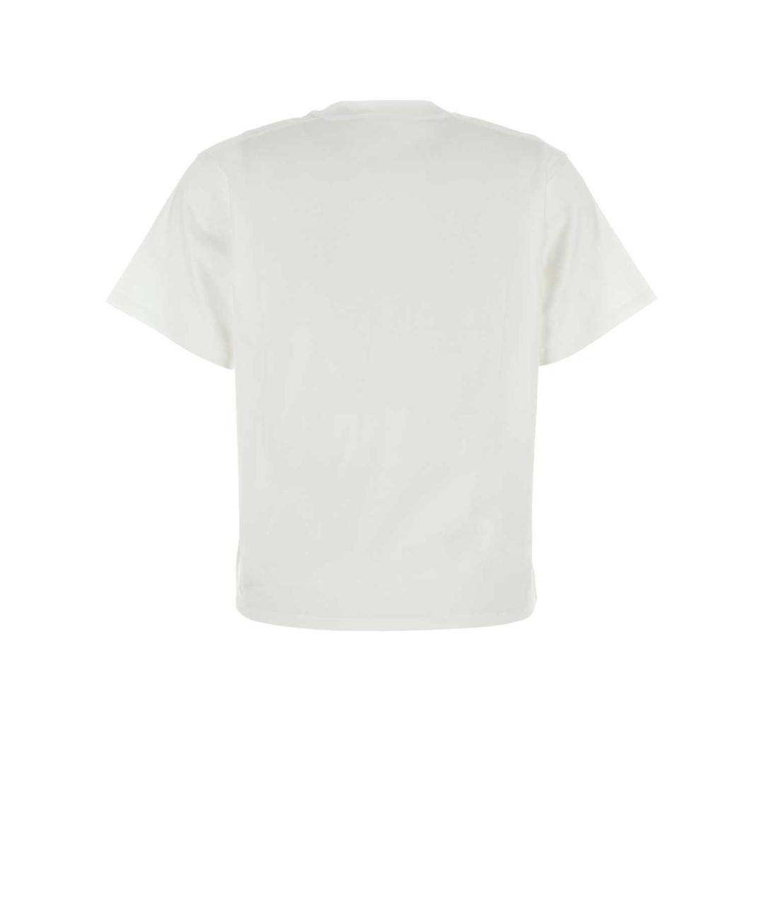LOULOU DE SAISON Белая хлопковая футболка, фото 2