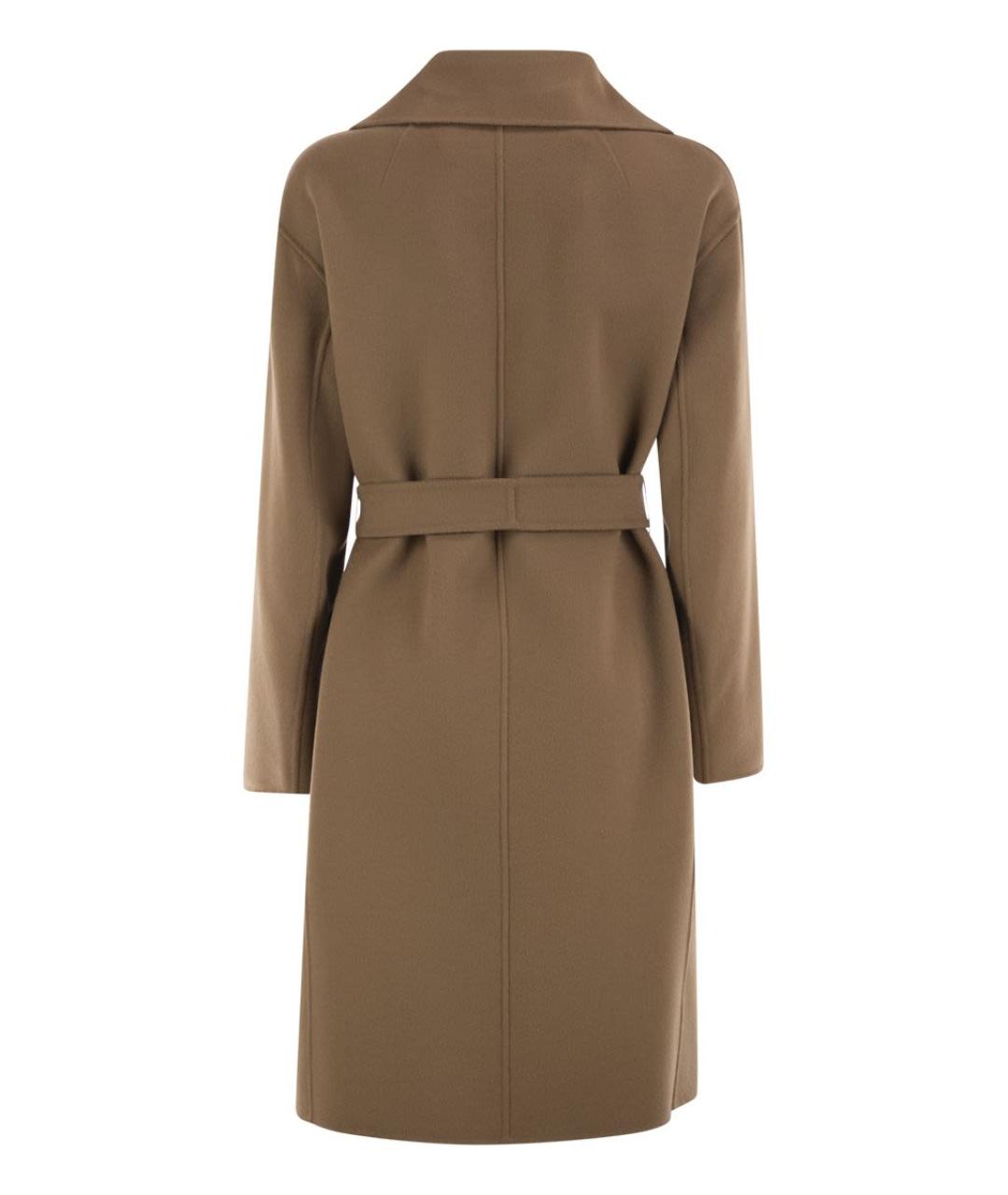 'S MAX MARA Бежевое шерстяное пальто, фото 2