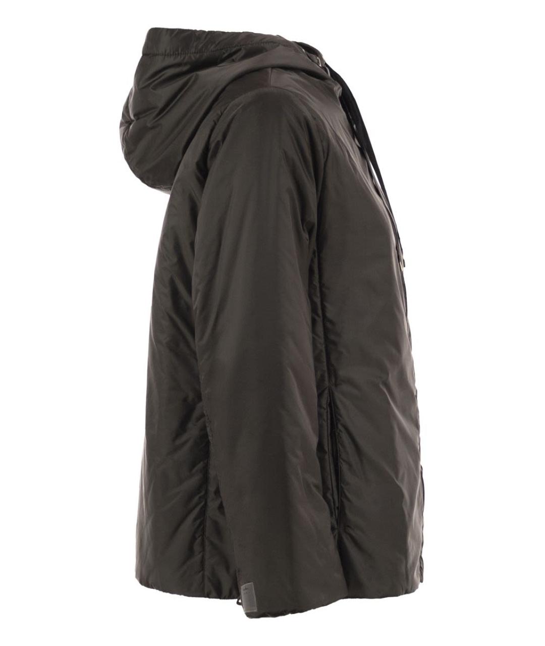 MAX MARA Хаки полиэстеровая куртка, фото 3