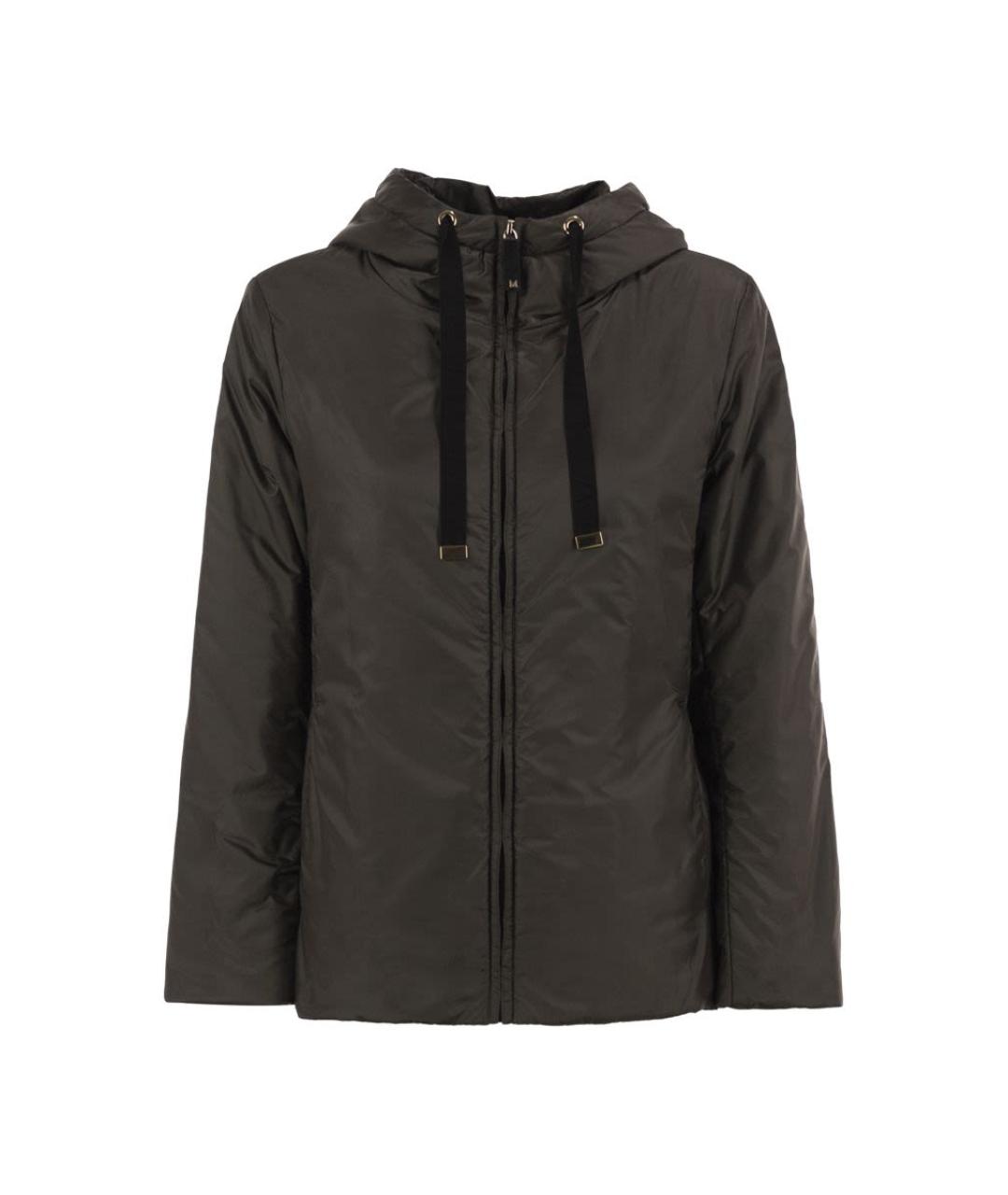 MAX MARA Хаки полиэстеровая куртка, фото 1
