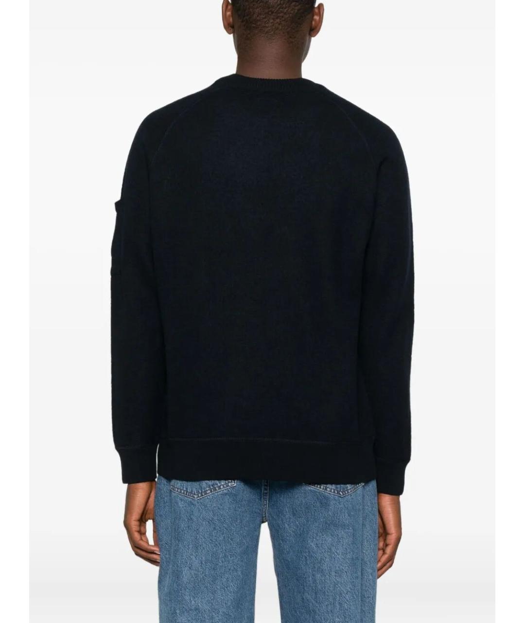 CP COMPANY Черный хлопковый джемпер / свитер, фото 5