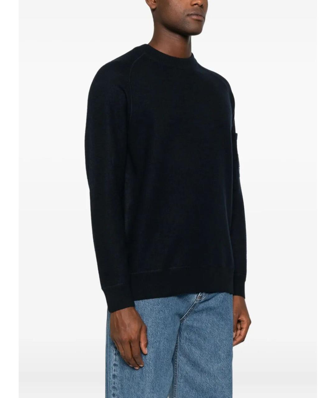 CP COMPANY Черный хлопковый джемпер / свитер, фото 4