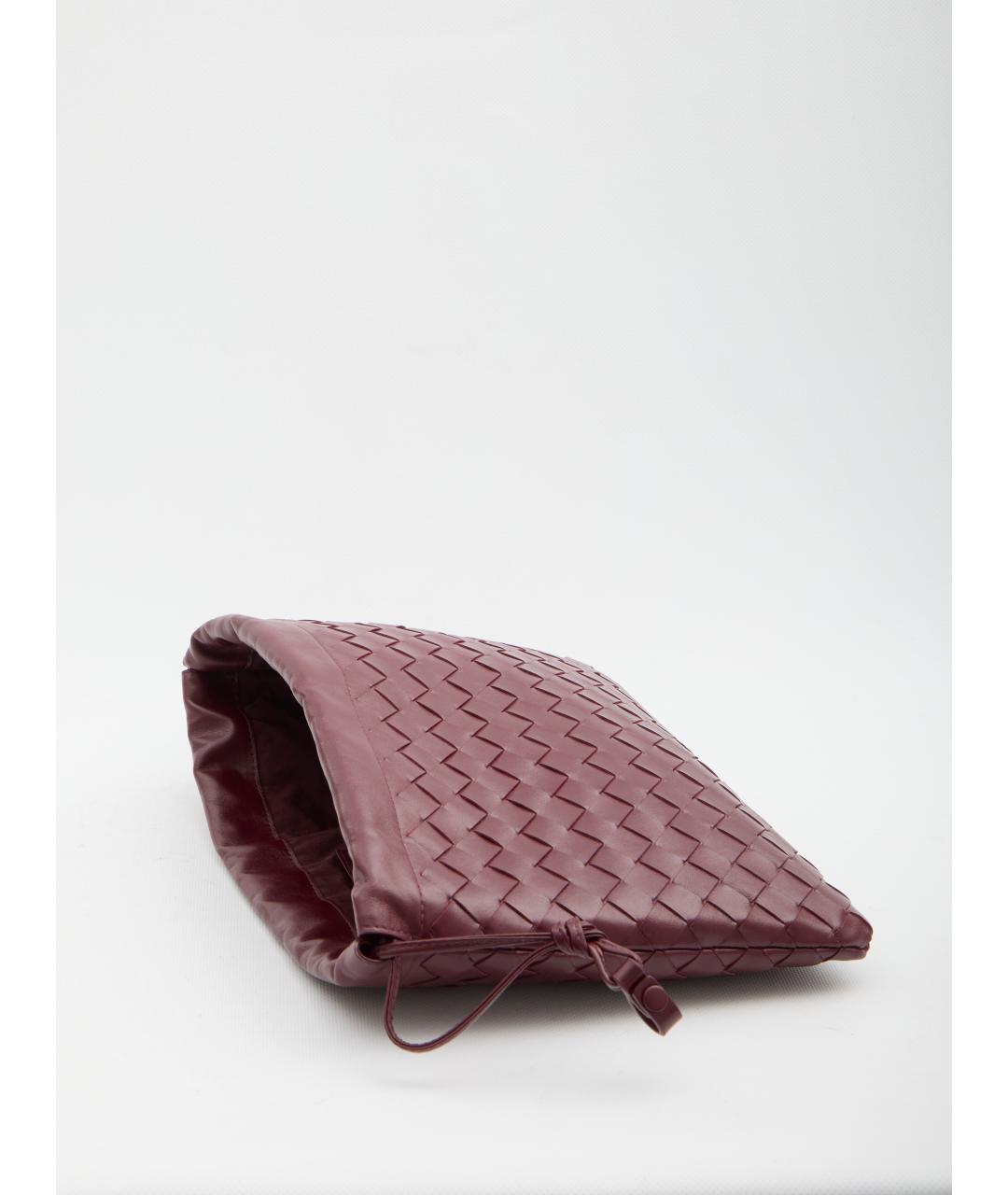 BOTTEGA VENETA Красная кожаная сумка с короткими ручками, фото 4
