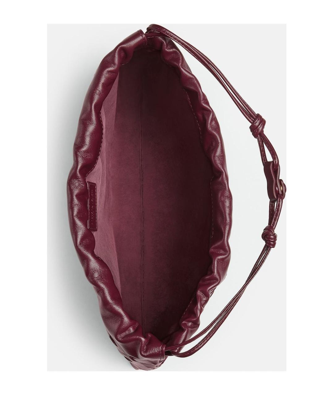BOTTEGA VENETA Красная кожаная сумка с короткими ручками, фото 2