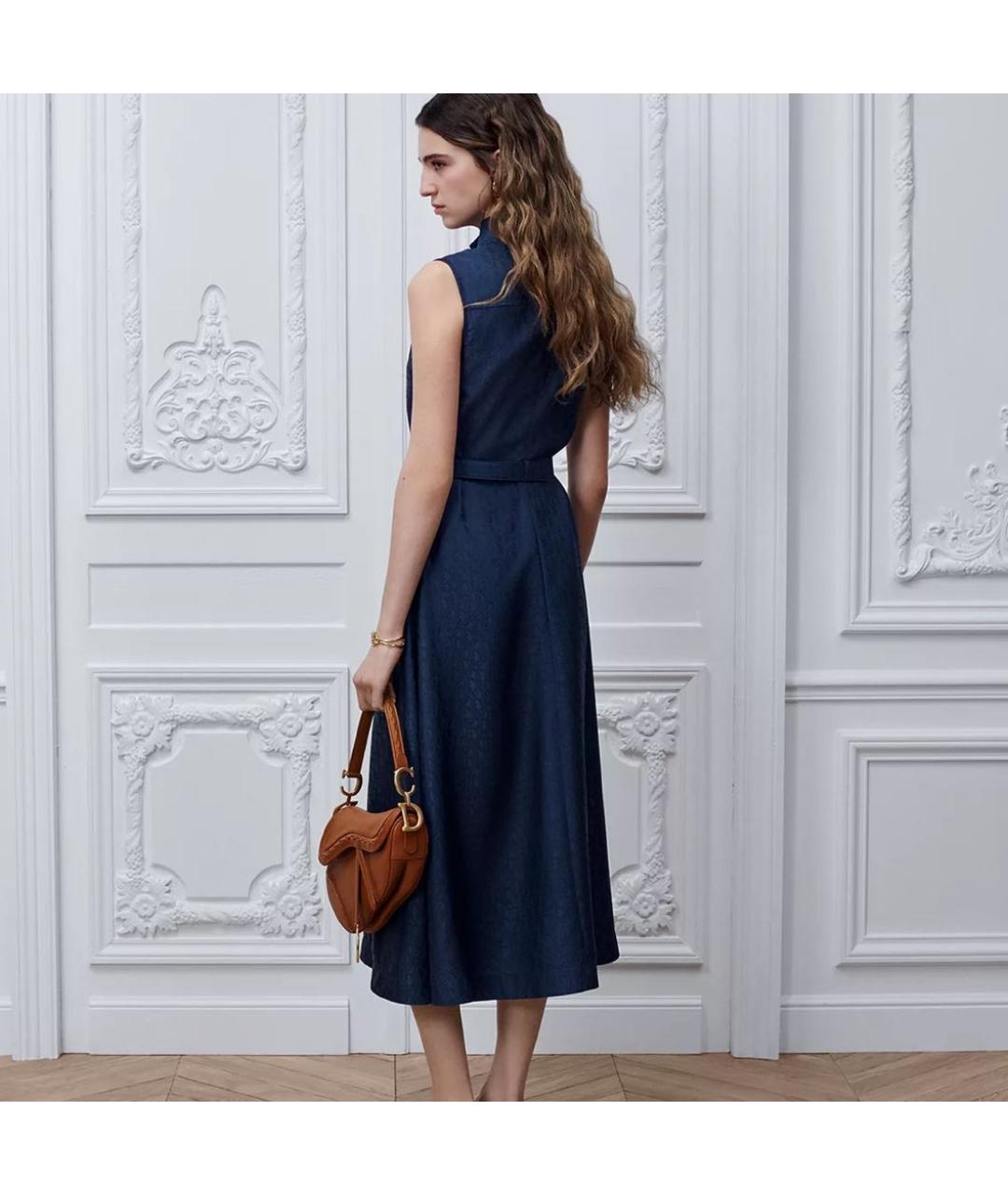 CHRISTIAN DIOR Синее платье, фото 4
