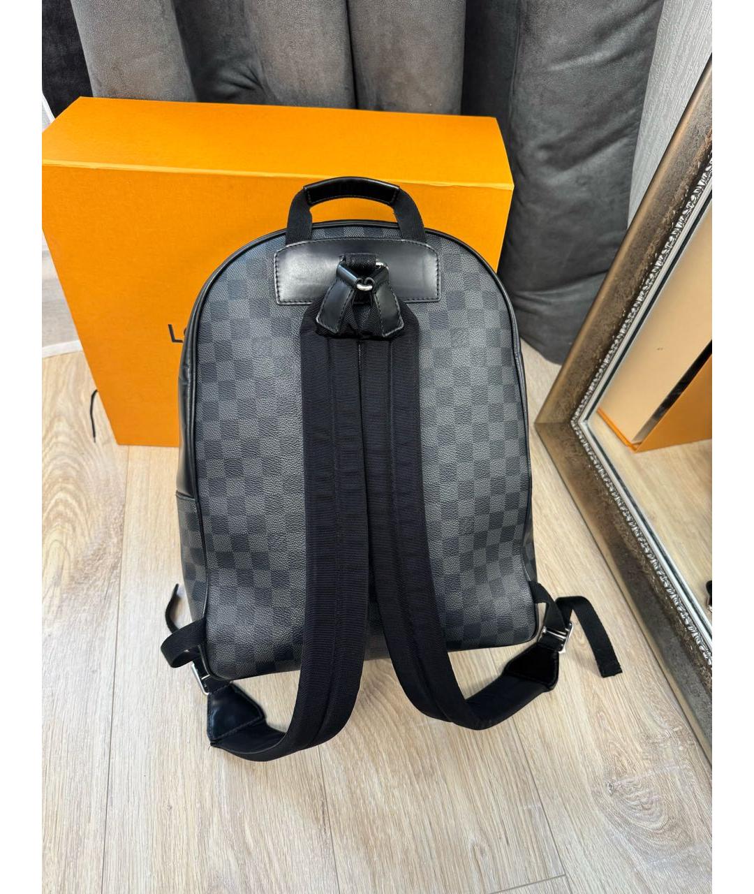 LOUIS VUITTON Серый рюкзак, фото 7