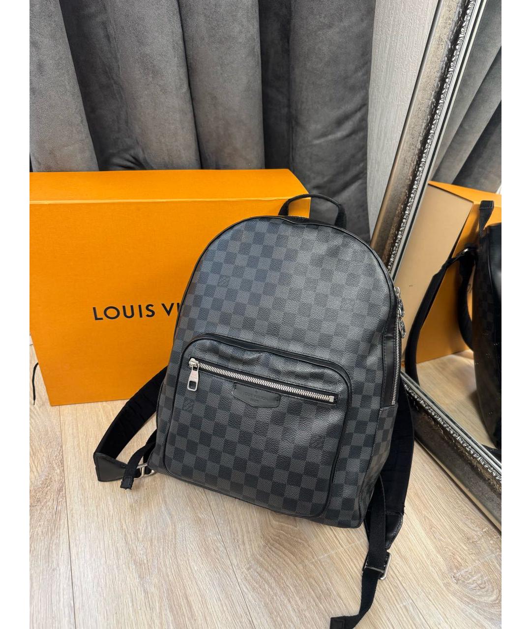 LOUIS VUITTON Серый рюкзак, фото 8