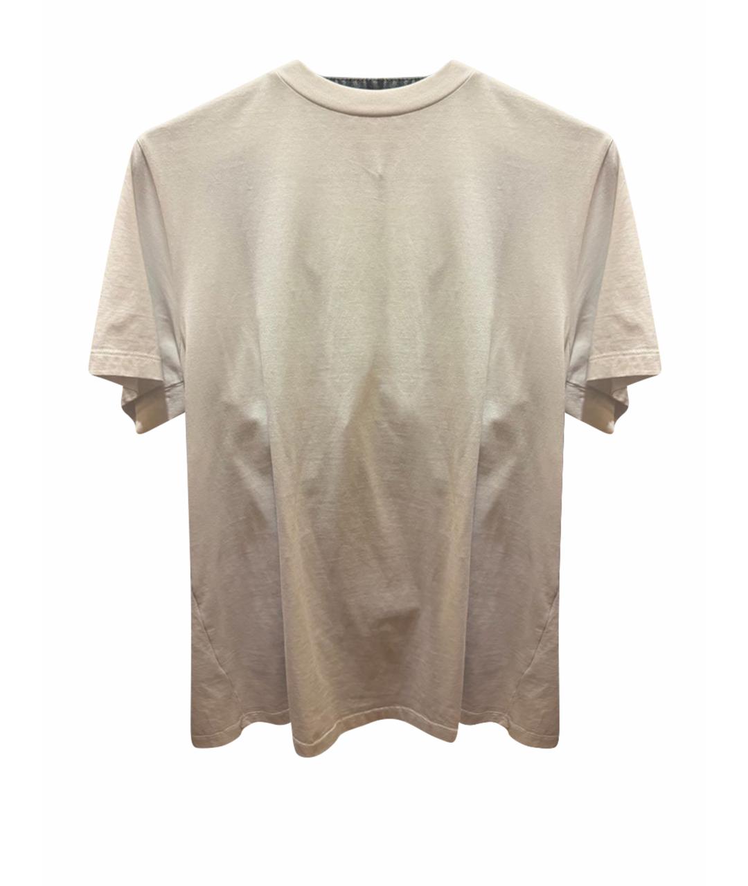 MM6 MAISON MARGIELA Белая хлопковая футболка, фото 1