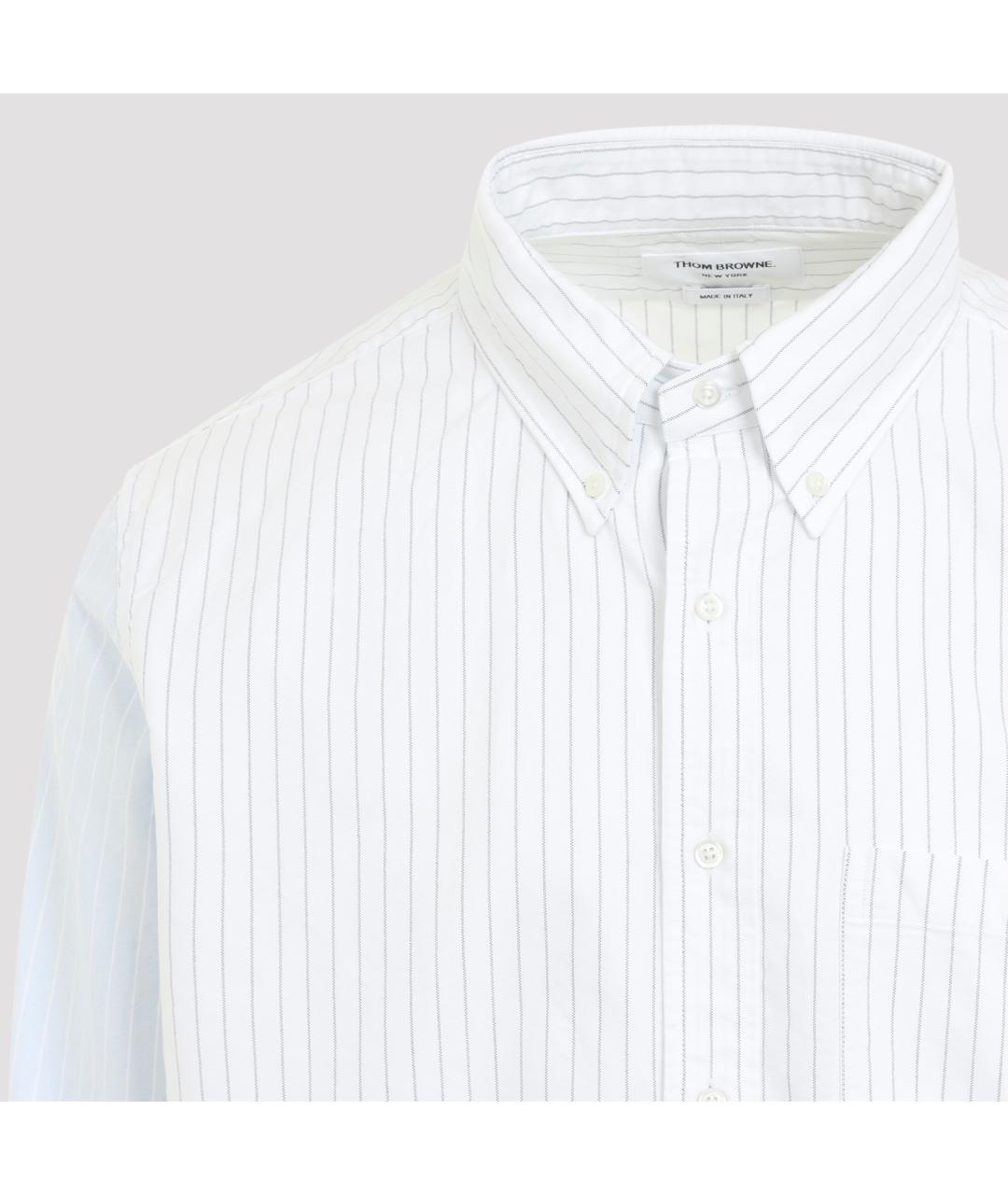 THOM BROWNE Мульти хлопковая кэжуал рубашка, фото 5