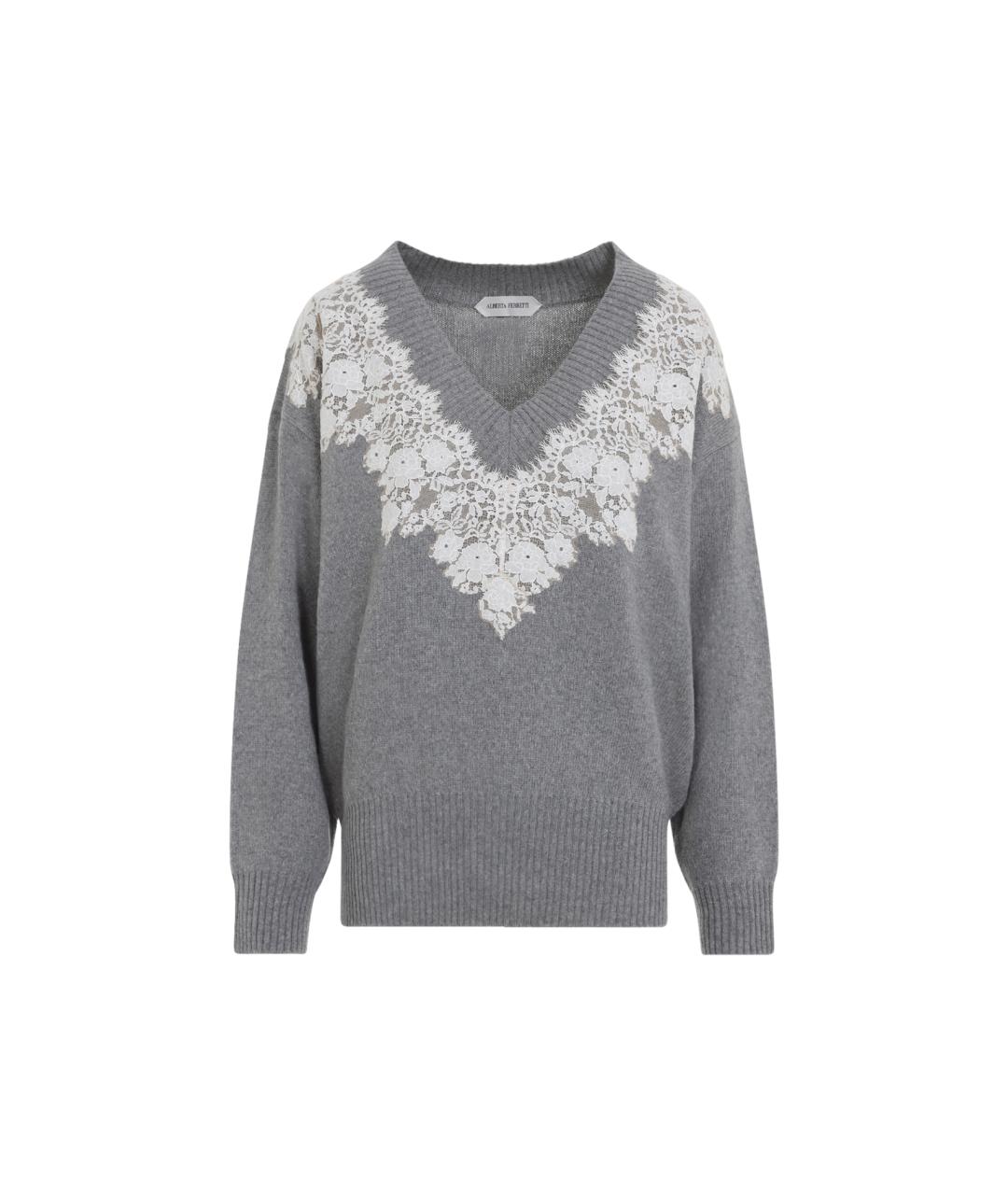 ALBERTA FERRETTI Мульти кашемировый джемпер / свитер, фото 1