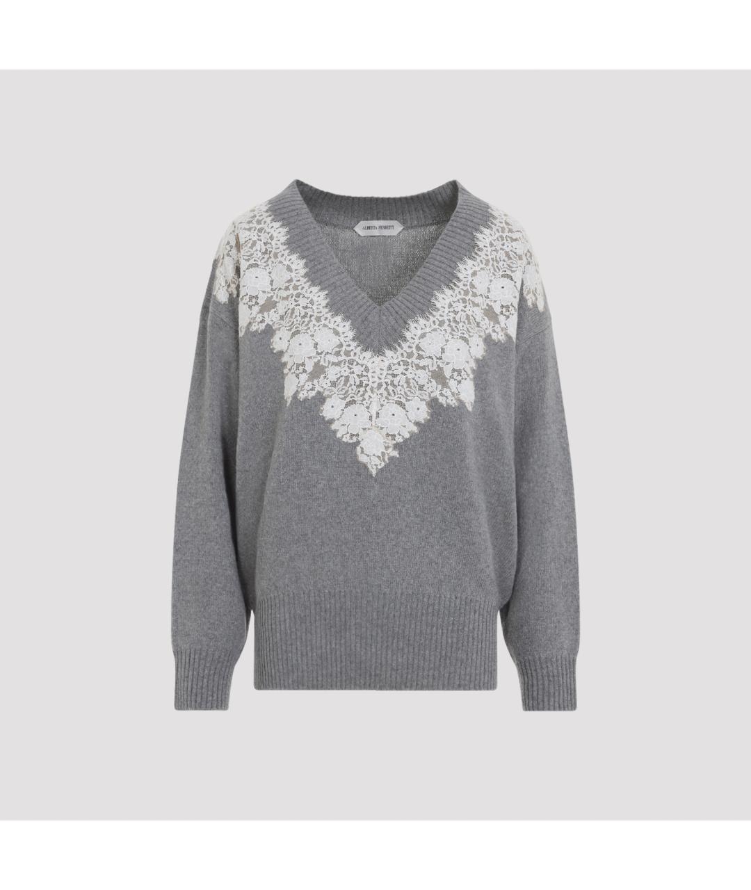 ALBERTA FERRETTI Мульти кашемировый джемпер / свитер, фото 2