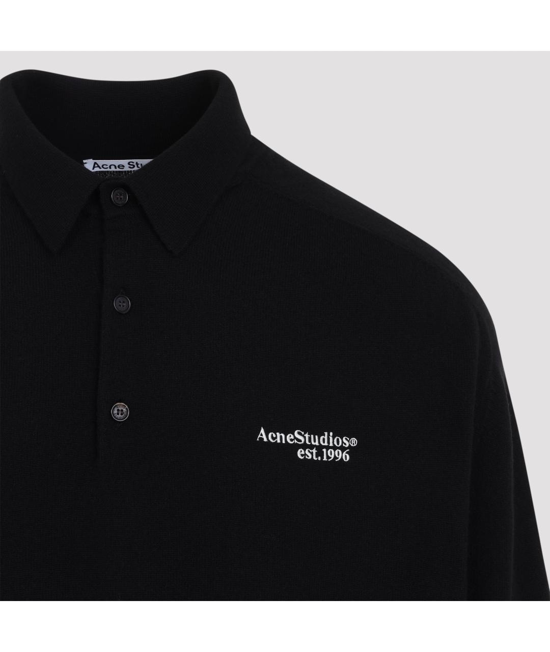 ACNE STUDIOS Черный шерстяной джемпер / свитер, фото 4