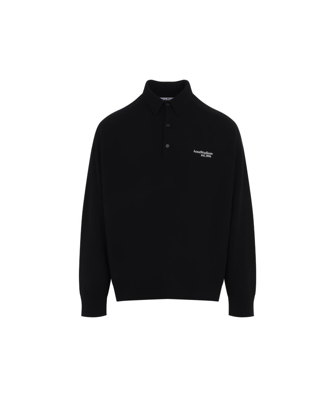 ACNE STUDIOS Черный шерстяной джемпер / свитер, фото 1
