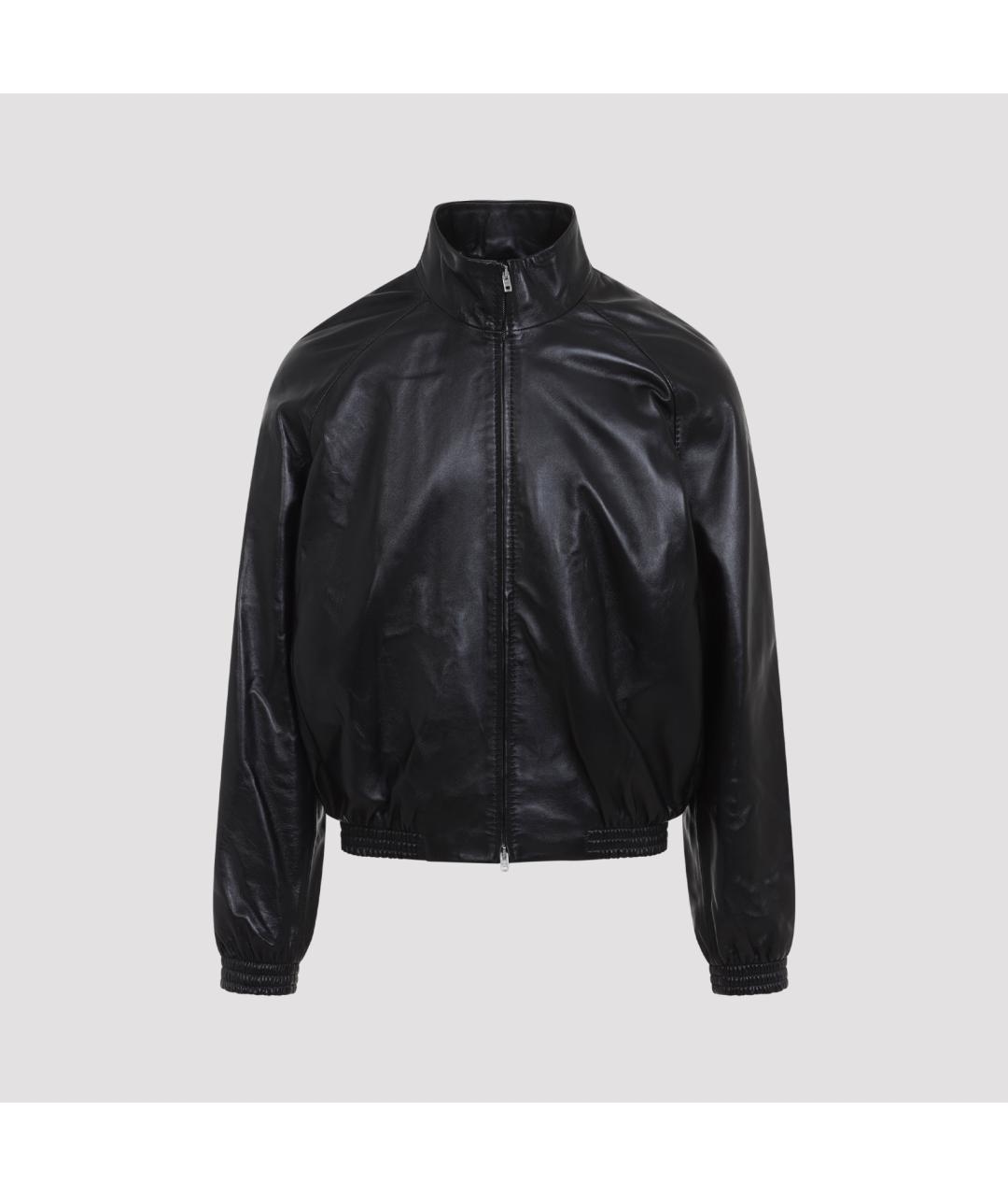 ACNE STUDIOS Черная кожаная куртка, фото 2