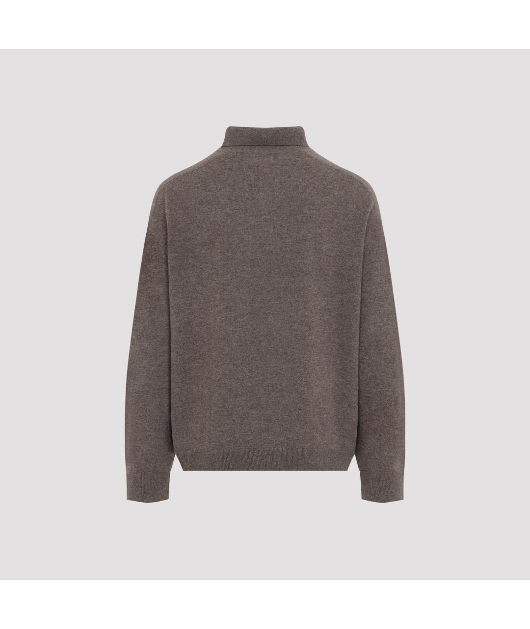 ACNE STUDIOS Коричневый шерстяной джемпер / свитер, фото 3