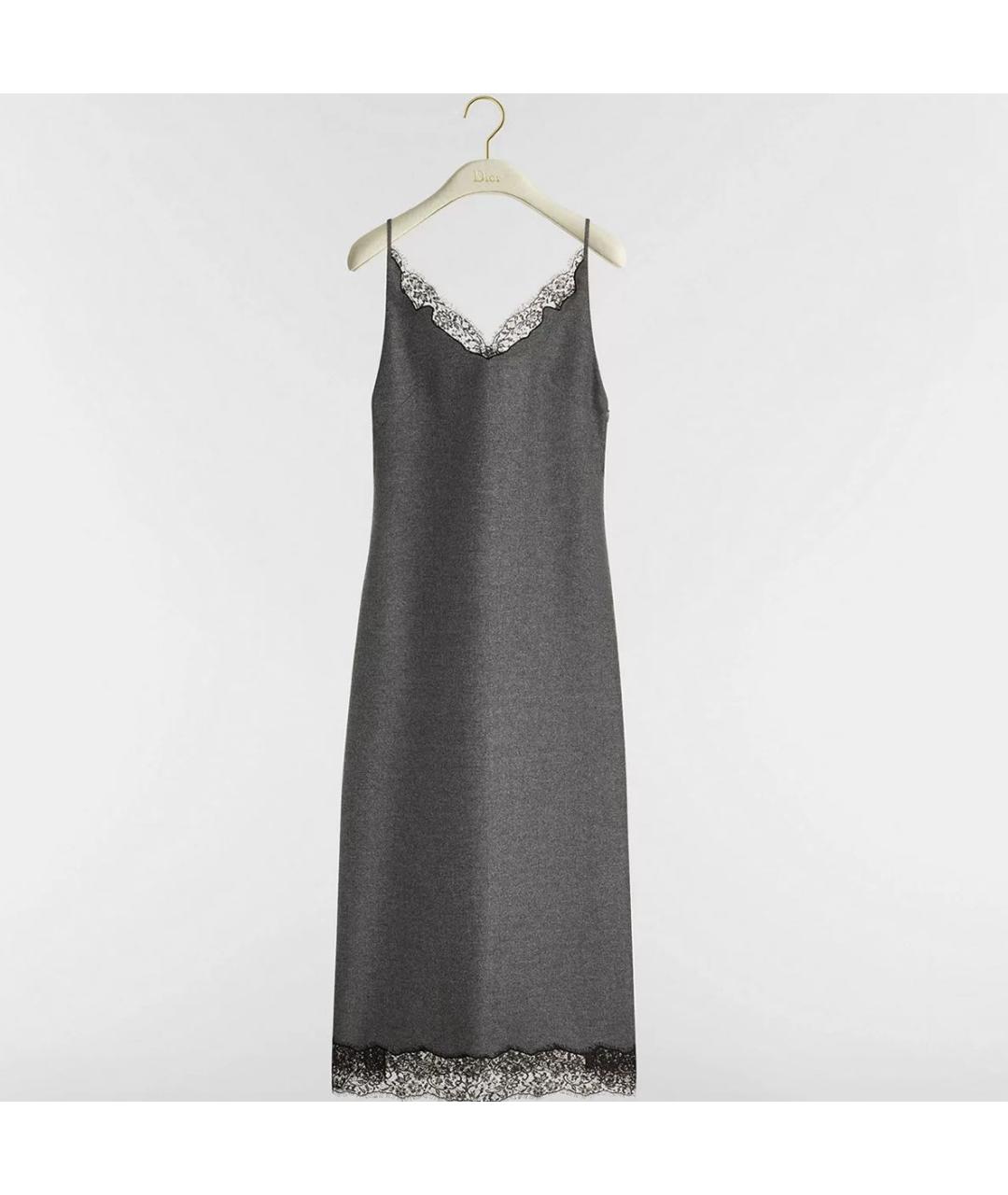 CHRISTIAN DIOR Серое платье, фото 4