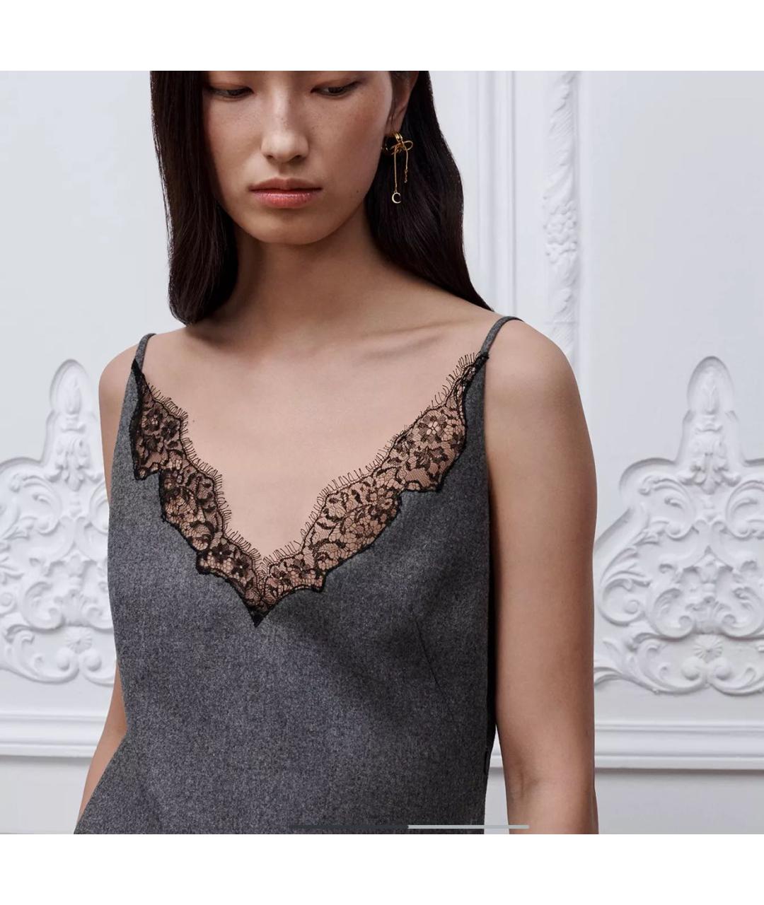 CHRISTIAN DIOR Серое платье, фото 2