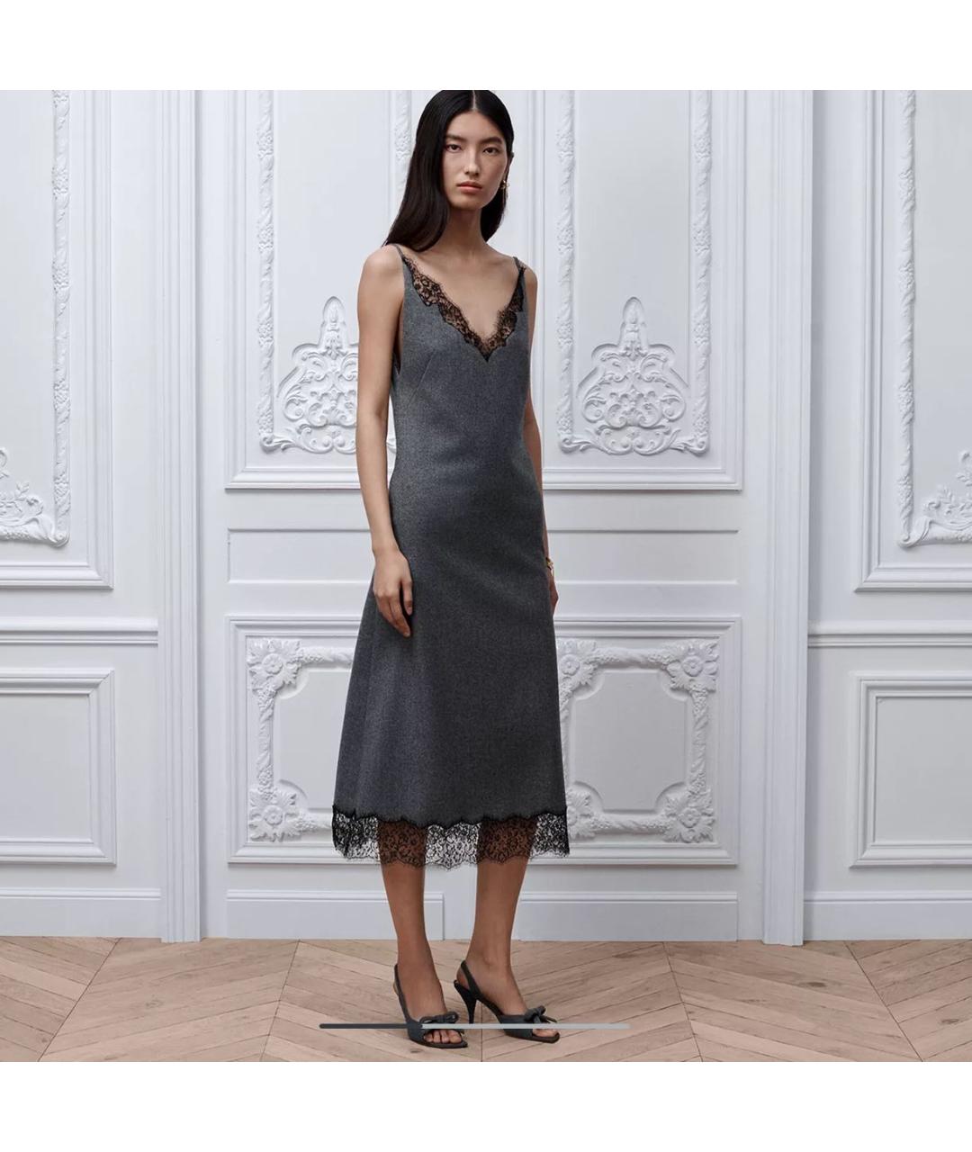 CHRISTIAN DIOR Серое платье, фото 3
