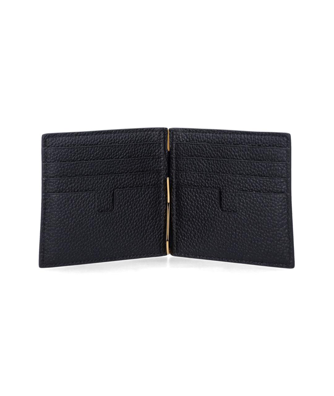 TOM FORD Черный кожаный кошелек, фото 3