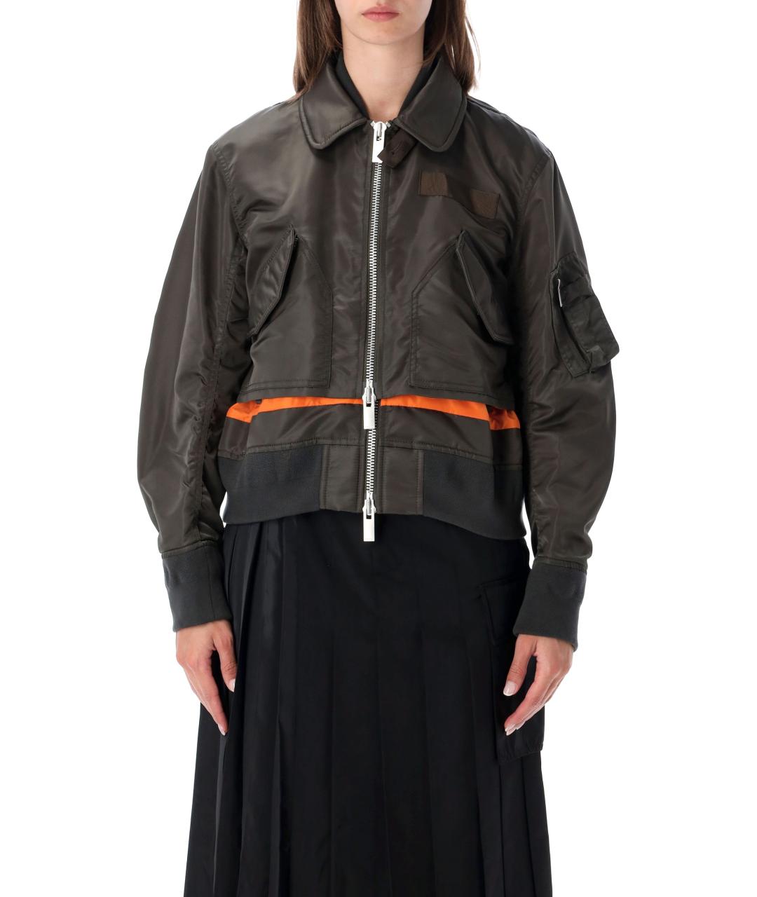 SACAI Хаки куртка, фото 1
