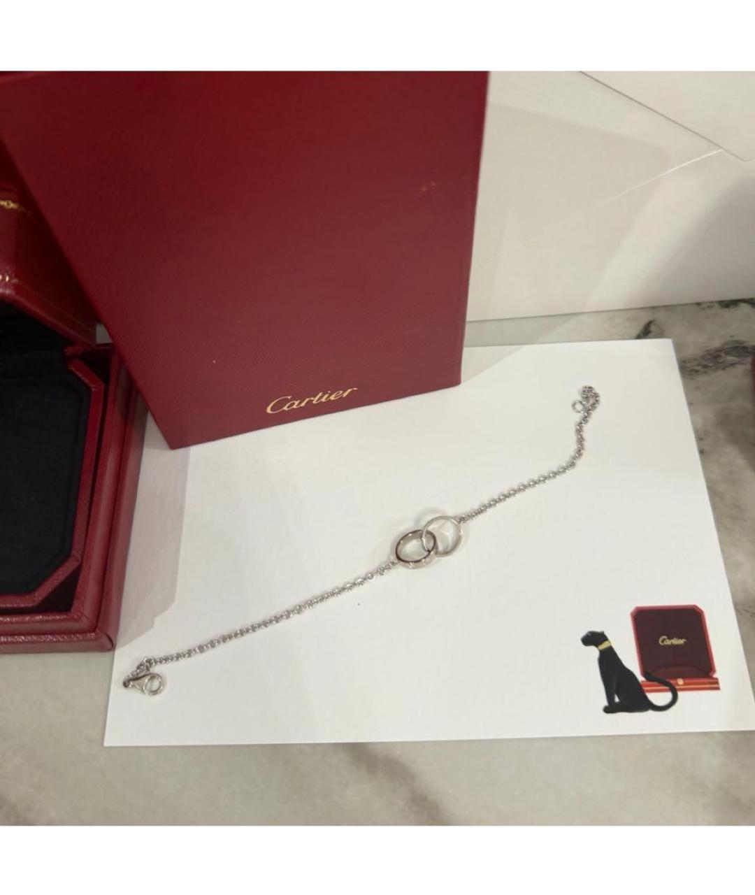 CARTIER Серебряный браслет из белого золота, фото 2